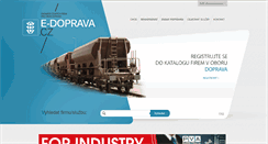 Desktop Screenshot of e-doprava.cz